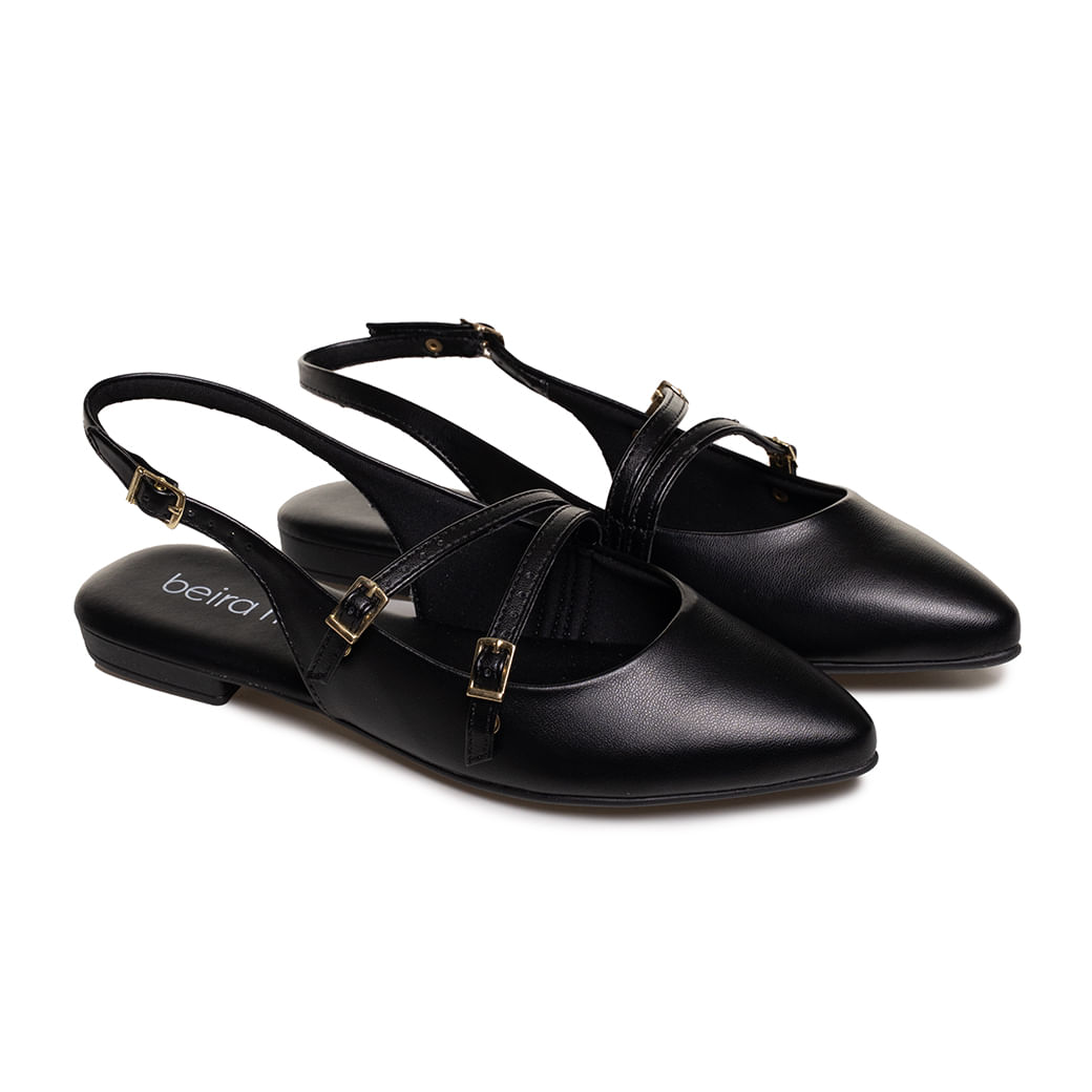 Beira Rio Sapatilha 4134-1012-9569-15745 Preto Sint -5-